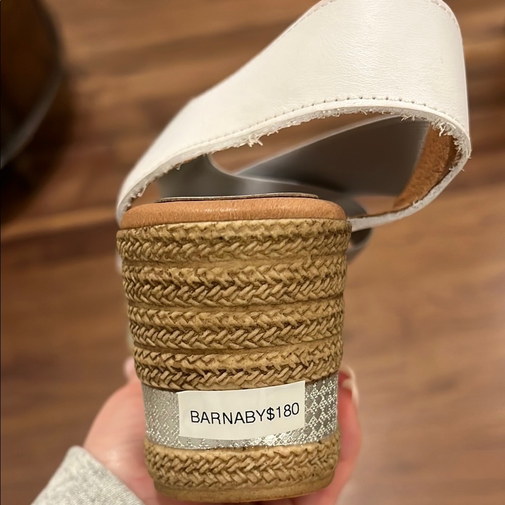 Women's White Wedge Sandals